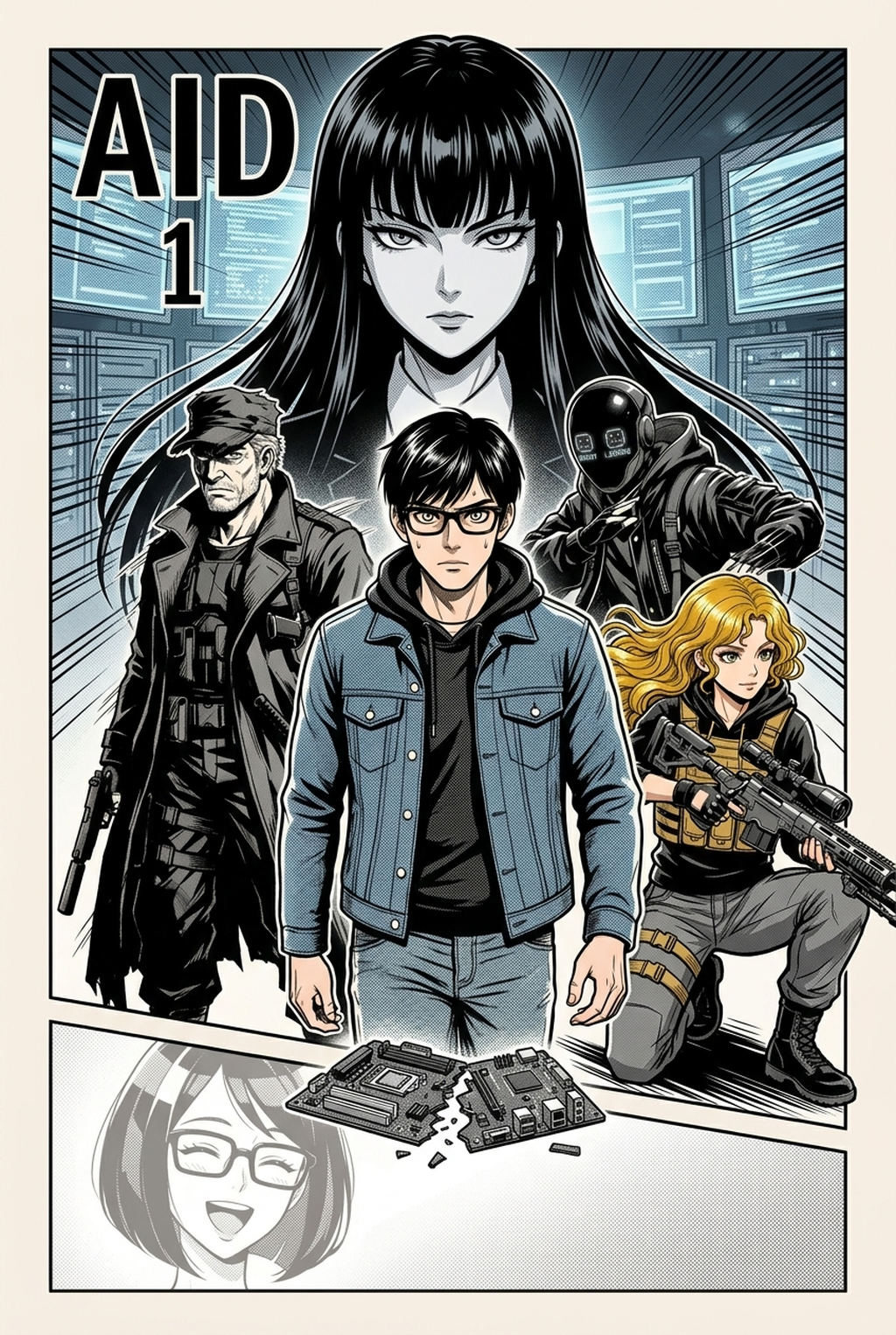 manga inking techniques - Mangaka blog illustration