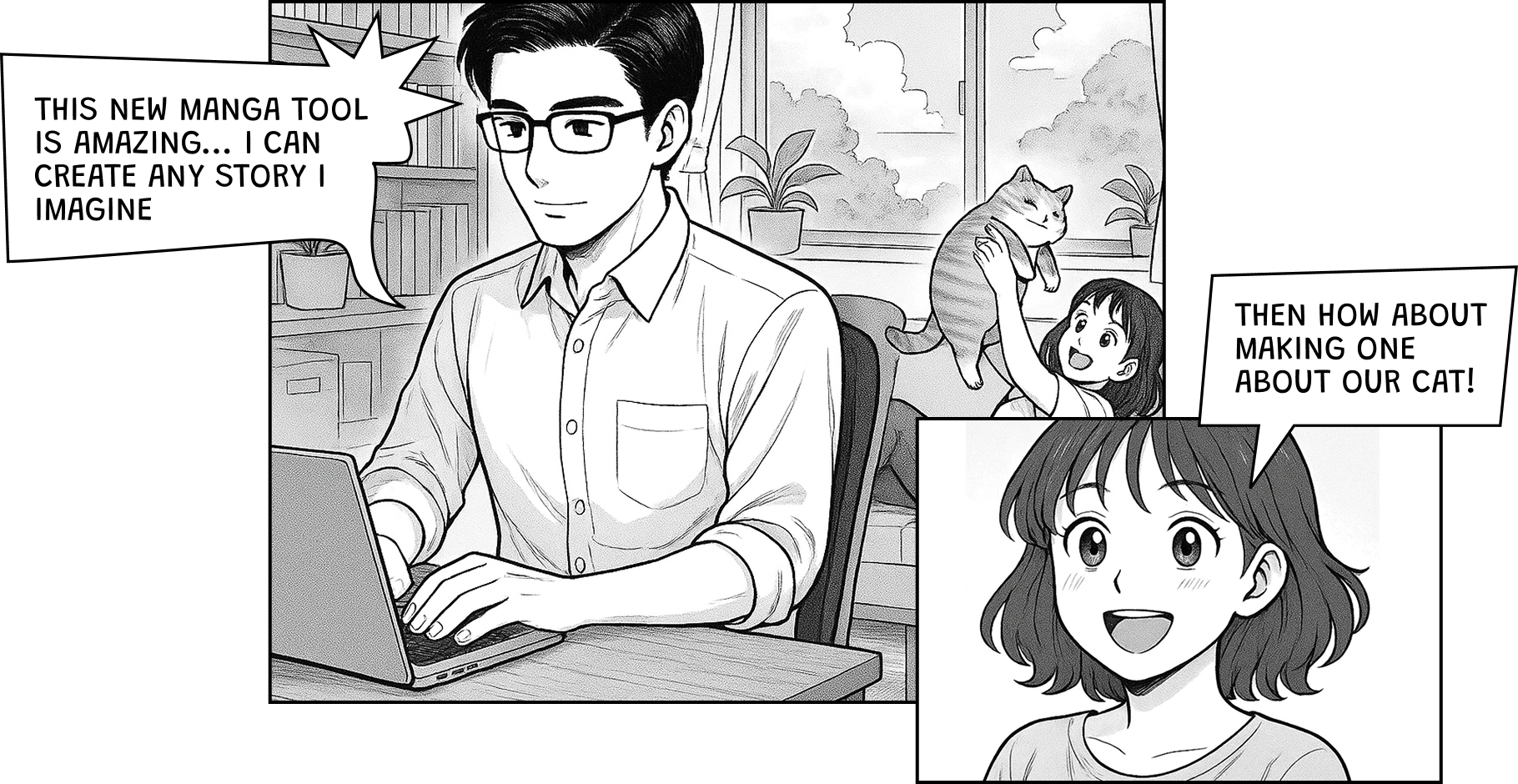 why create manga with AI